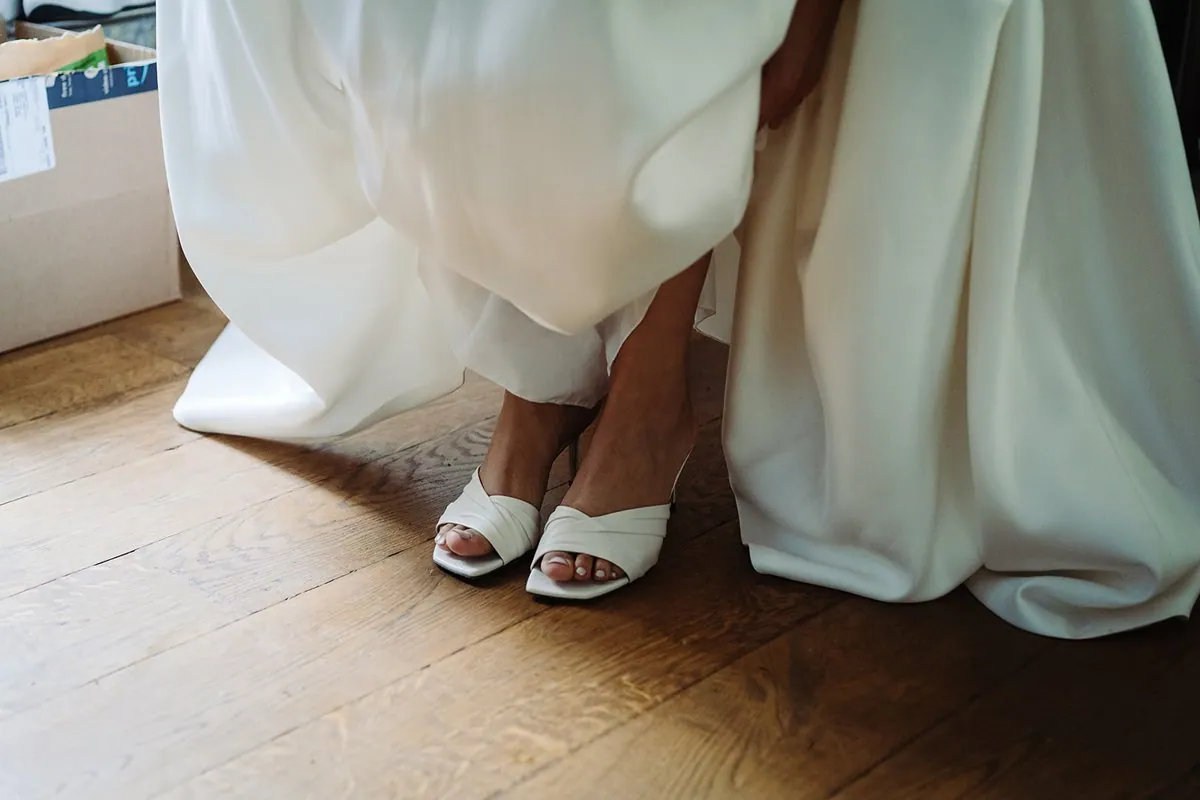 Jewish Garden Wedding in a Clear Marquee