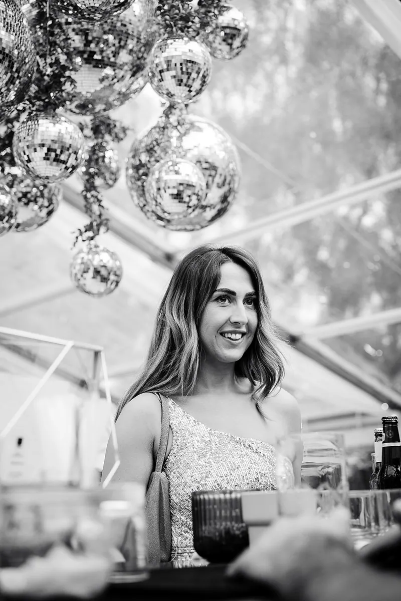 Jewish Garden Wedding in a Clear Marquee