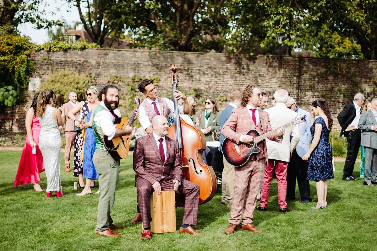 Jewish Garden Wedding in a Clear Marquee