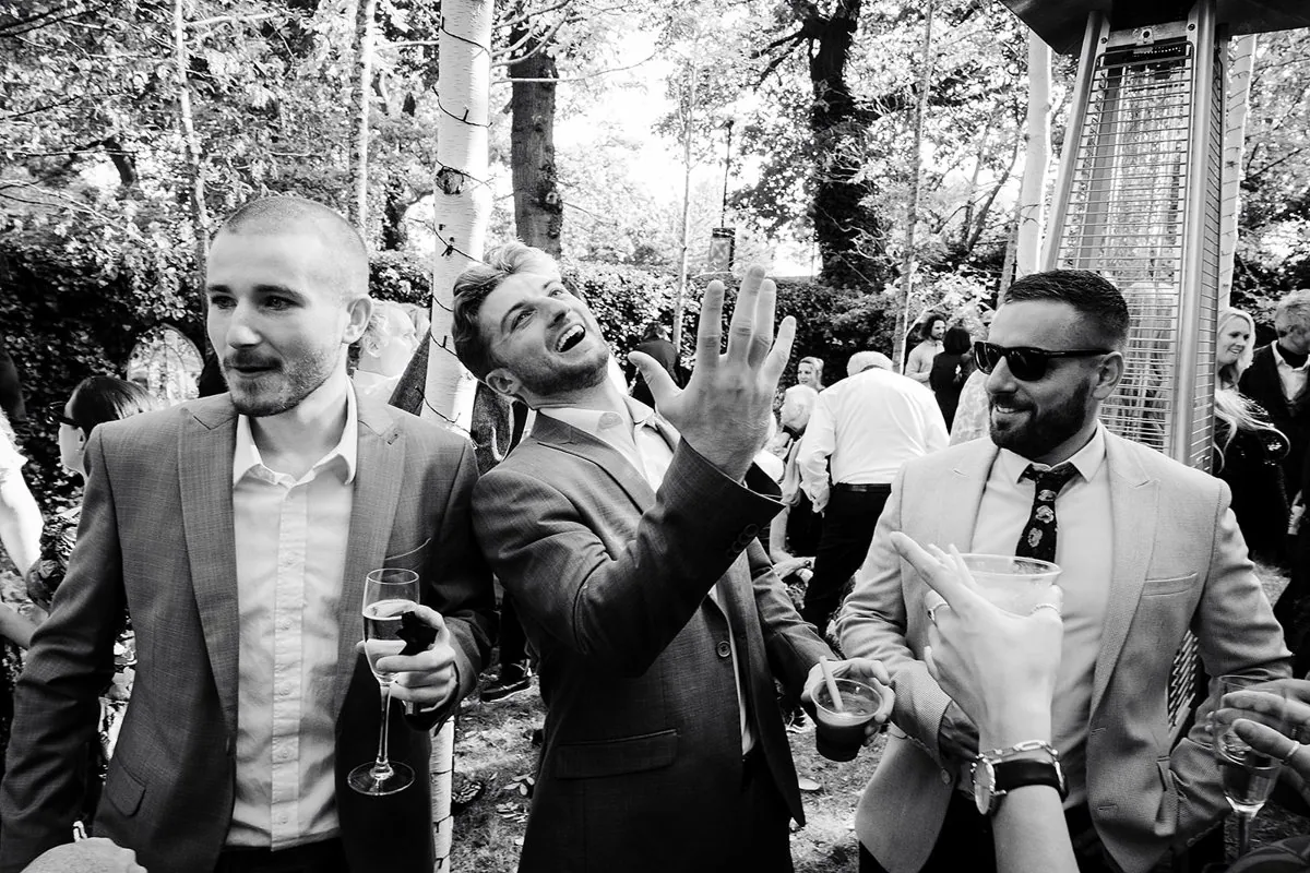 Jewish Garden Wedding in a Clear Marquee