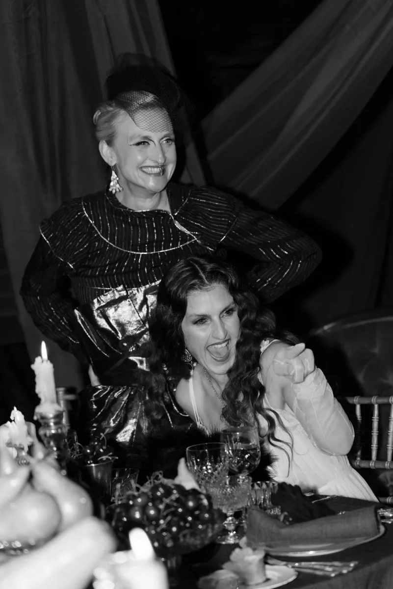 Wickedly Bound: A Study in Opulence Inside a Green Velvet Marquee