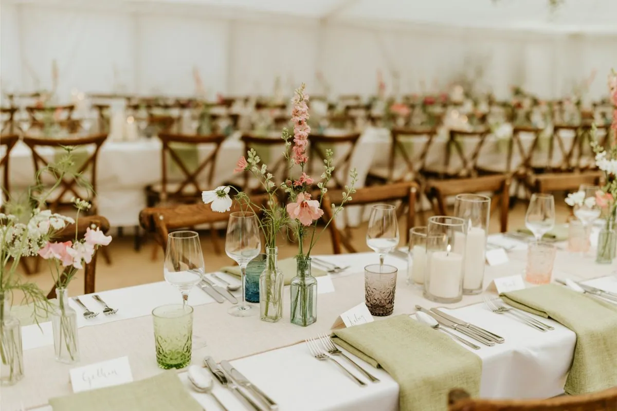 Marquee Wedding Flowers