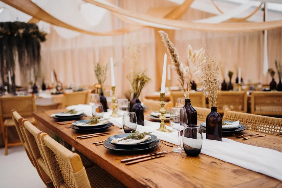 Mocha Mousse Marquee Styling