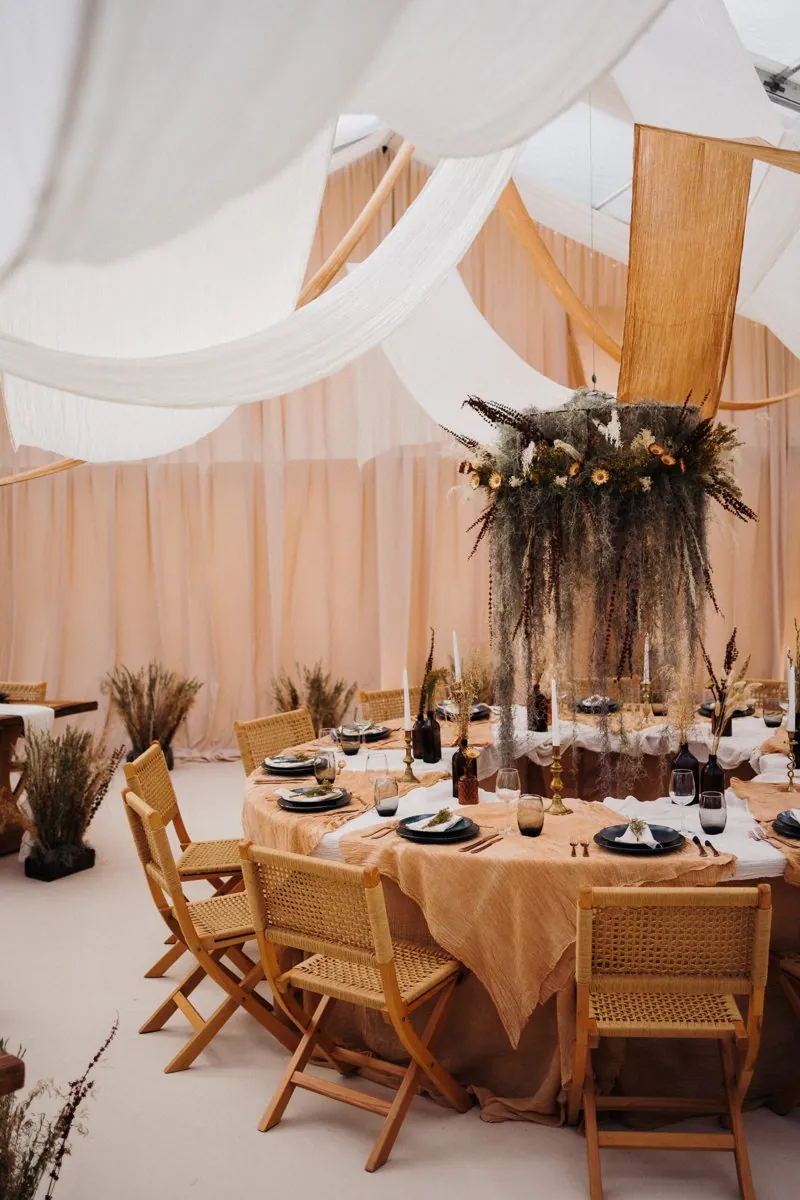 Mocha Mousse Marquee Styling
