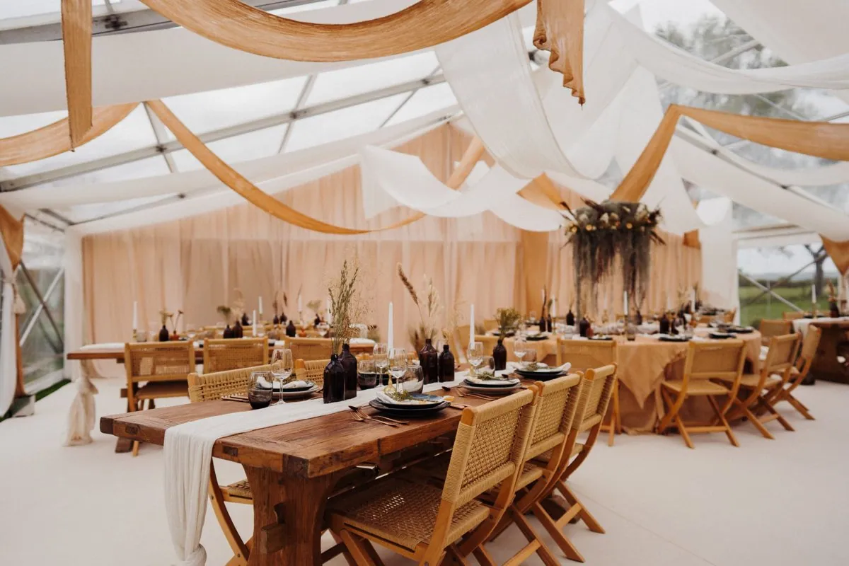 Mocha Mousse Marquee Styling