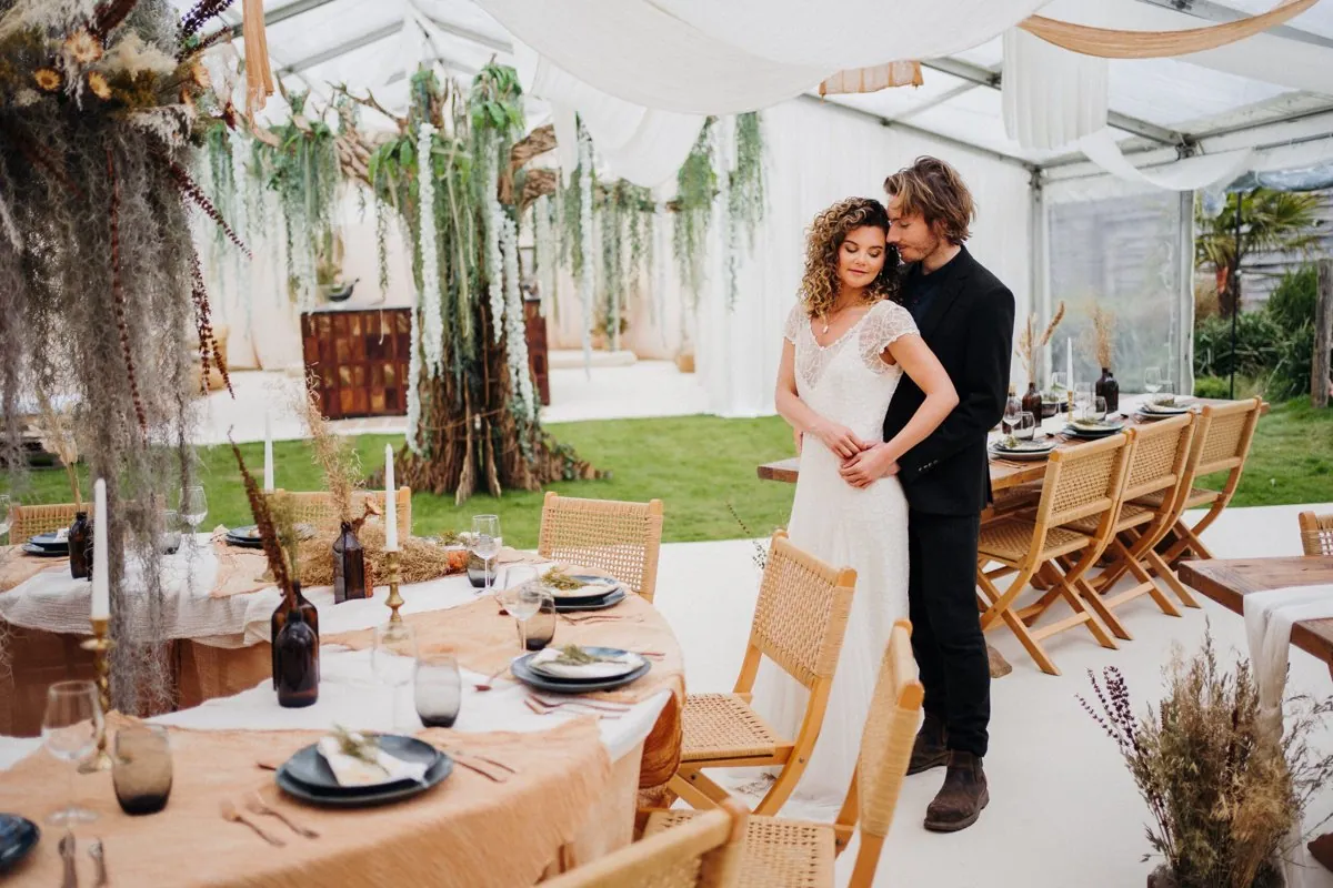 Mocha Mousse Marquee Styling