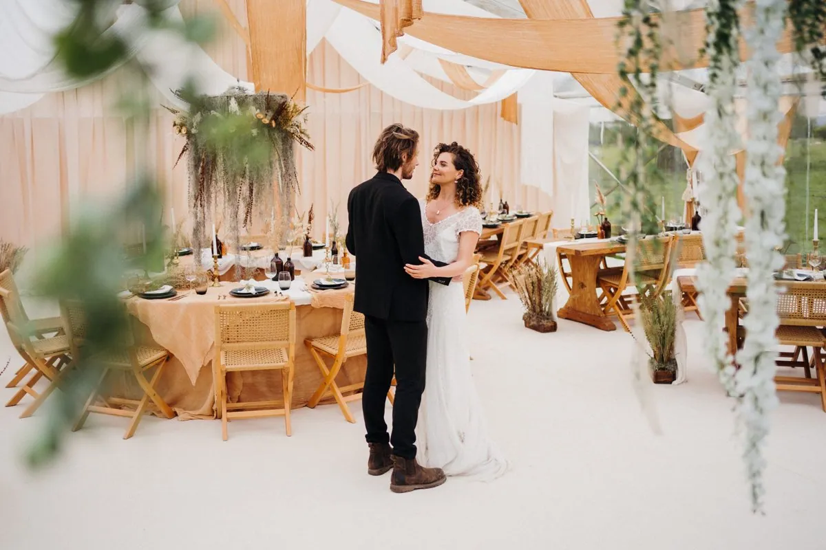 Mocha Mousse Marquee Styling