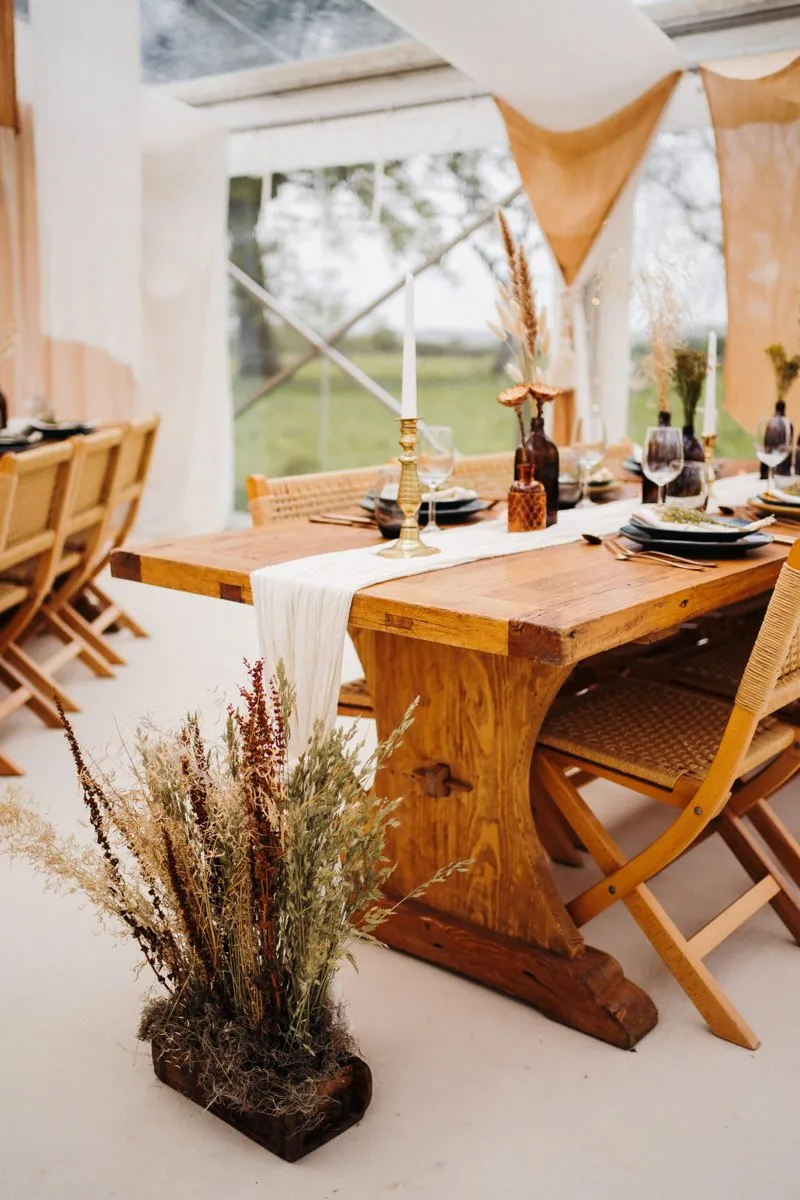 Mocha Mousse Marquee Styling