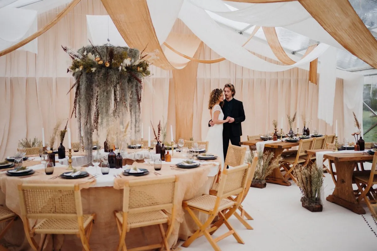 Mocha Mousse Marquee Styling