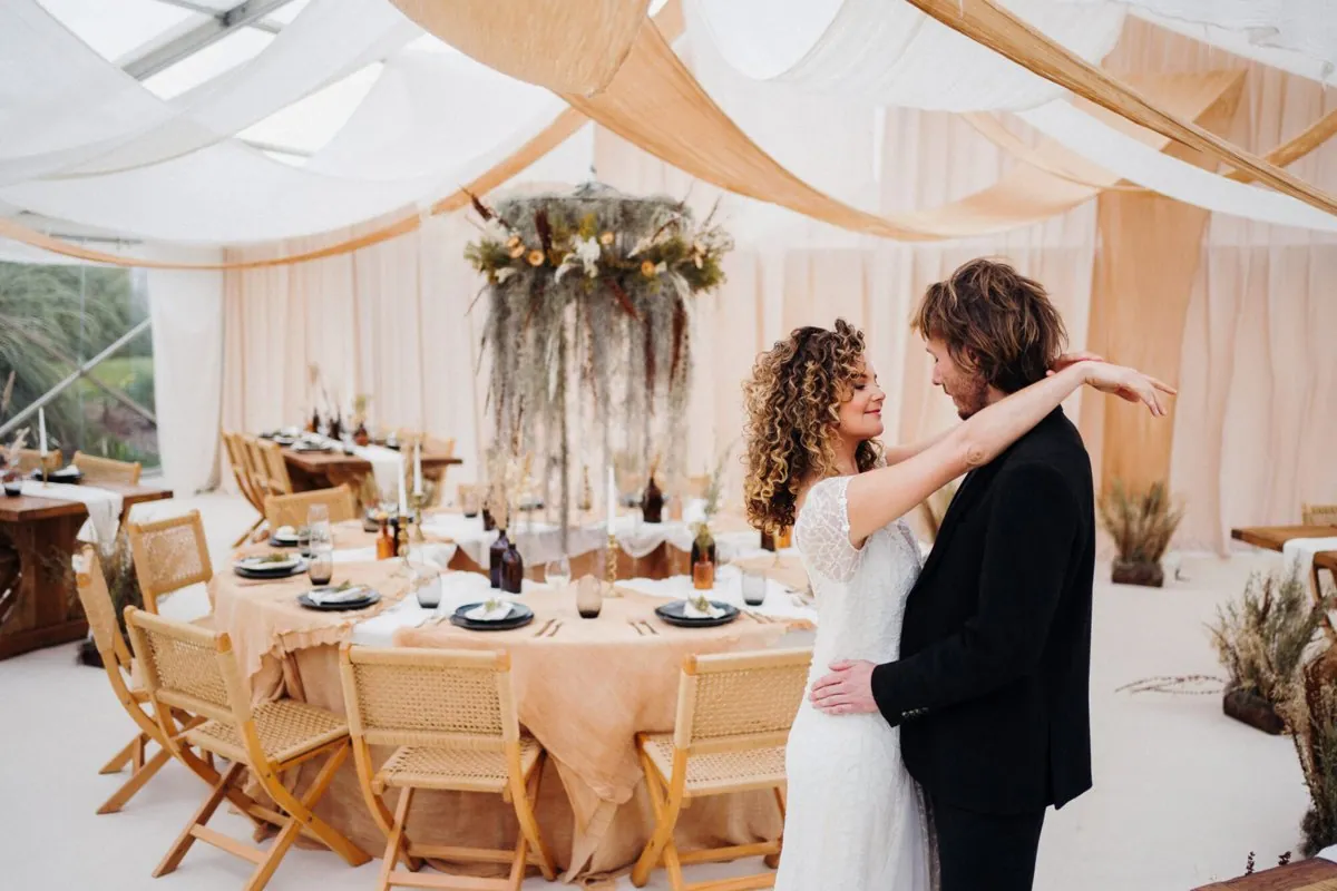 Mocha Mousse Marquee Styling