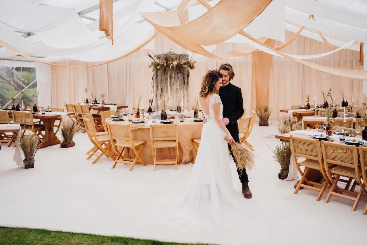 Mocha Mousse Marquee Styling