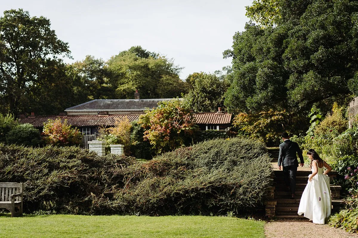 Jewish Garden Wedding in a Clear Marquee
