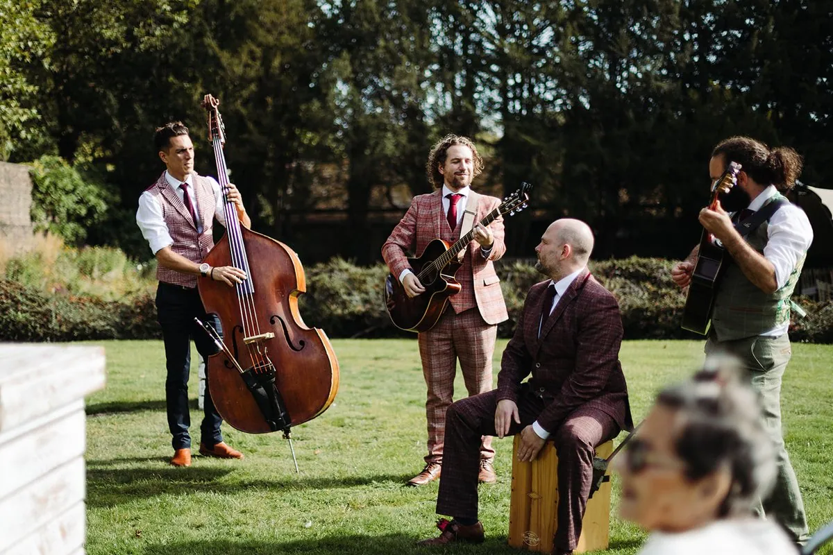 Jewish Garden Wedding in a Clear Marquee