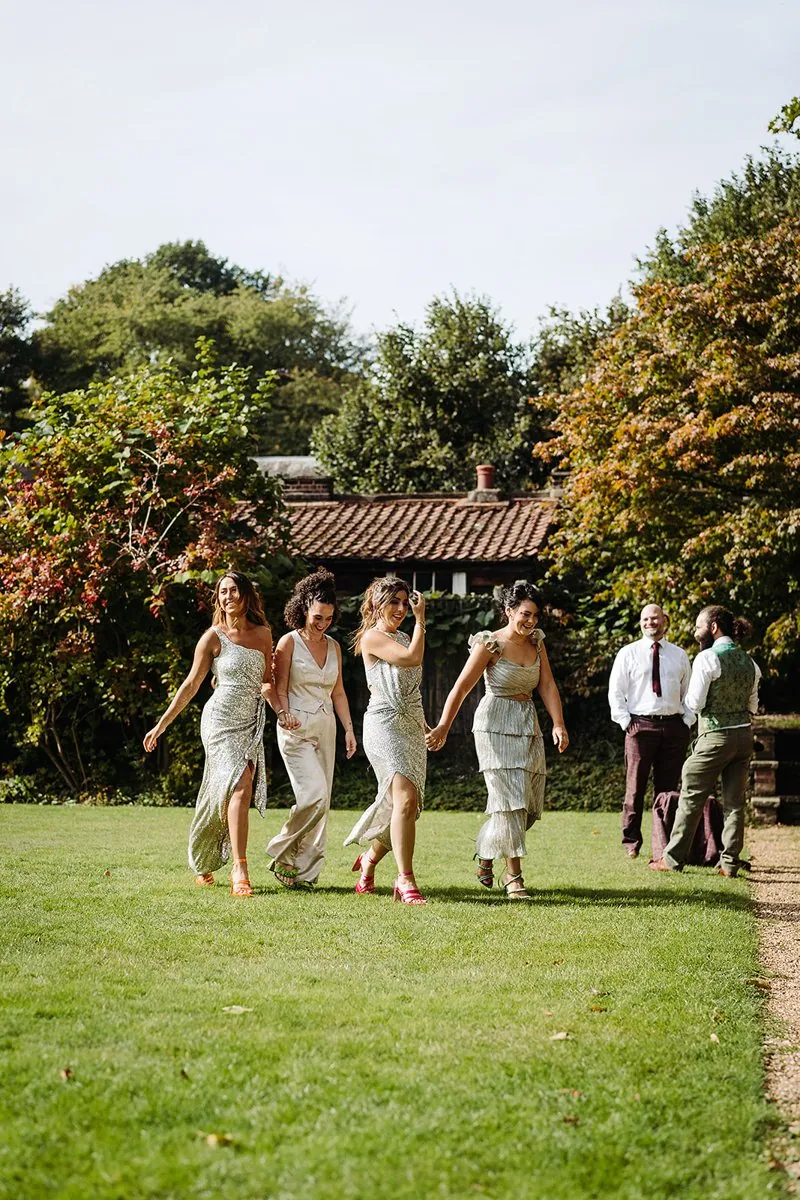 Jewish Garden Wedding in a Clear Marquee