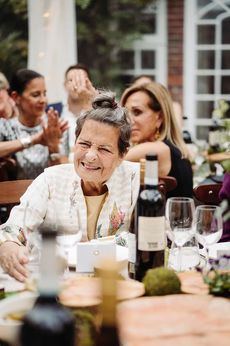 Jewish Garden Wedding in a Clear Marquee