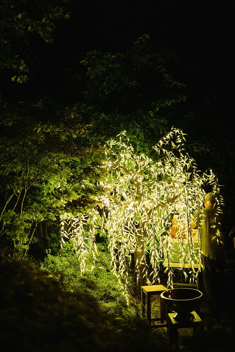 Jewish Garden Wedding in a Clear Marquee